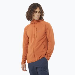 Pánská trekingová mikina Salomon Sntial Lightwarm Hybrid sierra