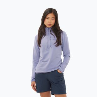 Dámská trekkingová mikina Salomon Essential Lightwarm Half Zip blue granite