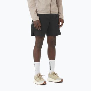 Pánské běžecké šortky Salomon SHAKEout Core 7" No Liner deep black