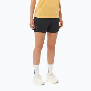 Dámské běžecké šortky Salomon SHAKEout Core 2IN1 4" deep black