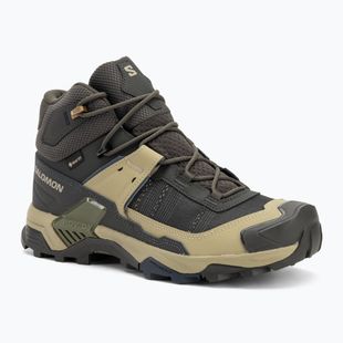 Pánské trekové boty Salomon X Ultra 5 MID GTX peat / gray green / blue nights