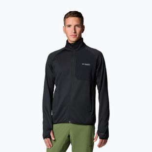 Pánská trekingová mikina Columbia Triple Canyon Grid Fleece Full Zip II black