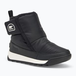 Dětské sněhule Sorel Childrens Whitney II Plus Bootie WP black/sea salt