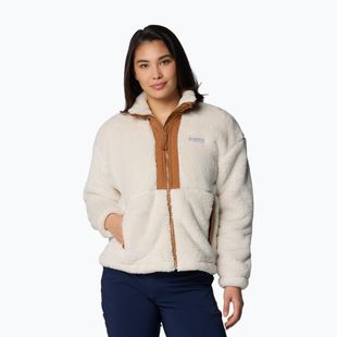 Dámská mikina Columbia Boundless Discovery Sherpa Full Zip II chalk/camel brown