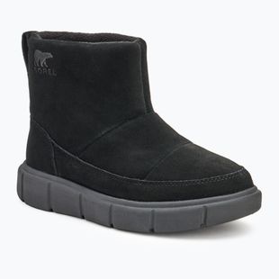 Dámské sněhule Sorel Explorer III Slip-On WP black/sea salt