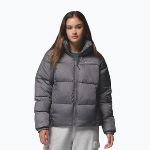 Dámská zateplená bunda Columbia Puffect II Full Zip city grey