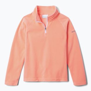 Dětská fleecová mikina Columbia Glacial Fleece hot coral