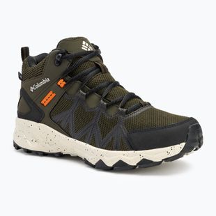 Pánské trekové boty Columbia  Peakfreak II Mid Outdry deep olive/ desert sun