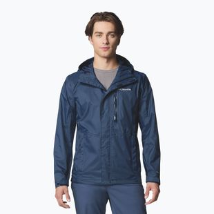 Pánská bunda do deště Columbia Pouring Adventure III collegiate navy