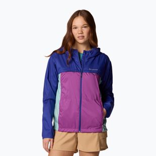 Dámská větrovka Columbia Crested Canyon Windbreaker razzle/spray/clematis blue