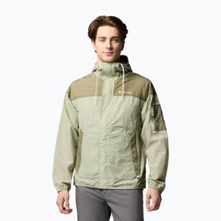 Pánská větrovka Columbia Challenger II Windbreaker safari/stone green