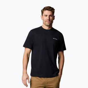 Pánské tričko Columbia Kettle River Back Graphic Tee black/trailgui