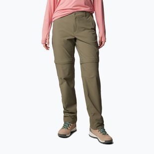 Dámské trekové kalhoty  Columbia Leslie Falls Convertible stone green