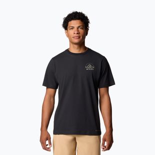 Pánské tričko Columbia Tunnel Valley Graphic Tee black/naturally inclined