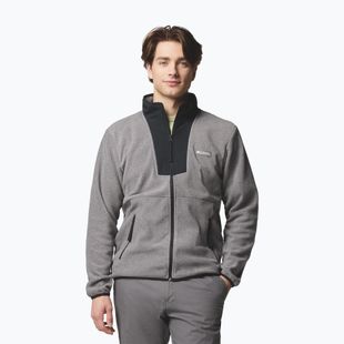 Pánská mikina Columbia Sequoia Grove FZ Fleece city grey heather/black