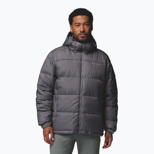 Pánská zateplená bunda Columbia Pike Lake II Hooded city grey