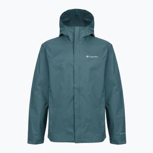 Pánská trekingová mikina Columbia Triple Canyon Grid Fleece Full Zip II compass blue heather/black