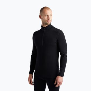 Pánská termo mikina icebreaker 260 Tech LS Half Zip black