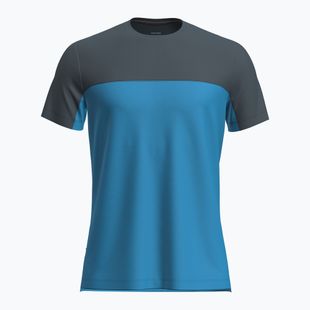 Pánské trekingové tričko  icebreaker Merino Cool-Lite Sphere III SS Tee Colour Block arctic/abyss