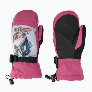 Dětské snowboardové rukavice Volcom Day Saver Youth Mitt blurred violet