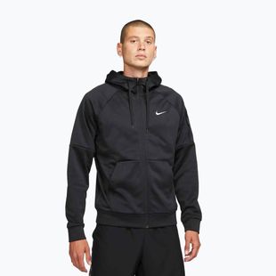 Pánská tréninková mikina Nike Therma Fit Full-Zip black/black/white