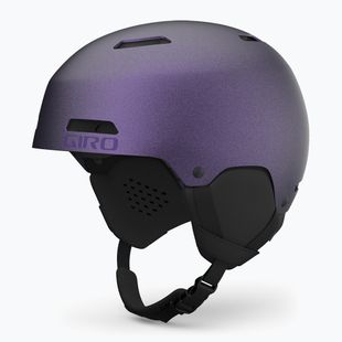 Lyžařská helma Giro Ledge FS matte black/purple pearl
