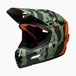 Cyklistická přilba Bell Sanction 2 DLX Mips ravine matte dark green/orange