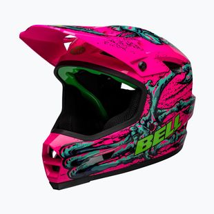 Cyklistická přilba Bell Sanction 2 DLX Mips bonehead gloss pink/turquoise