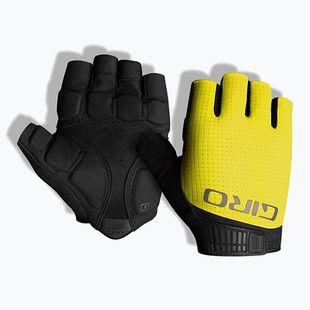 Pánské cyklistické rukavice Giro Bravo Gel II highlight yellow