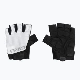 Pánské cyklistické rukavice Giro Bravo Gel II white