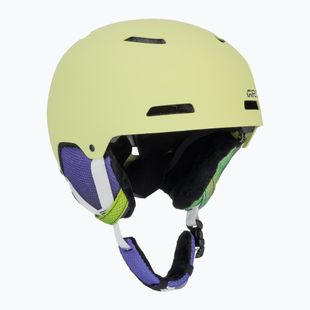 Dětská lyžařská helma Giro Crue matte fluorescent green