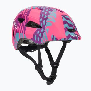 Dětská cyklistická přilba Giro Scamp II Jr matte pink animal