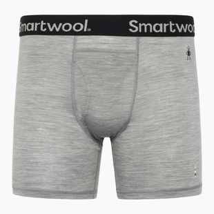 Pánské termo boxerky Smartwool Merino Boxer Brief light gray heather