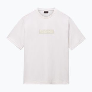 Pánské tričko Napapijri S-Box Logo white whisper