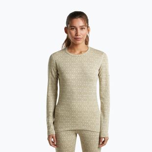 Dámská termo mikina Icebreaker Merino 260 Tech Vertex Crewe Undyed/Cumin