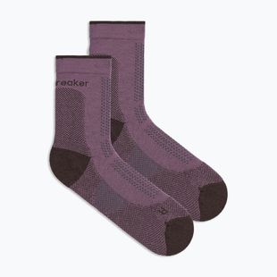 Dámské ponožky Icebreaker Merino Hike+ Ultralight Quarter grey plum/bittersweet