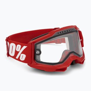 Cyklistické brýle  100% Accuri 2 Enduro MTB neon/red/clear