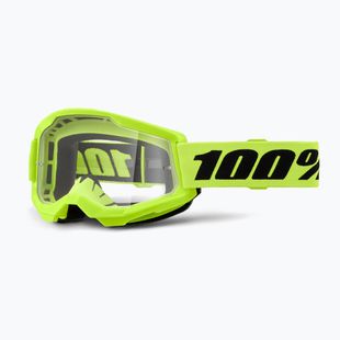 Cyklistické brýle 100% Strata 2 neon yellow/clear