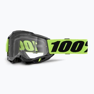 Cyklistické brýle 100% Accuri 2 OTG neon yellow/clear