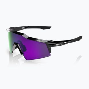 Sluneční brýle 100% Speedcraft SL polished black/hiper polarized lavender mirror