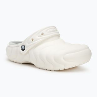 Nazouváky  Crocs Classic Lined Overpuff Clog white