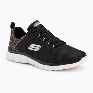 Dámské boty SKECHERS Flex Appeal 4.0 Wild Ballad black/leopard