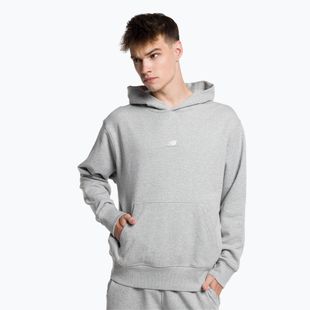 Pánská tréninková mikina New Balance Athletics Remastered Graphic French Terry šedá MT31502AG