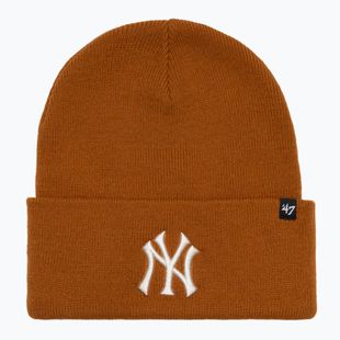 Zimní čepice 47 Brand MLB New York Yankees Haymaker burnt orange