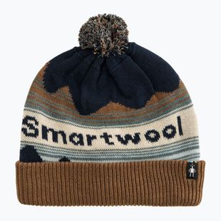Čepice Smartwool Knit Winter Pattern POM deep navy heather