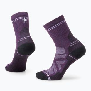 Dámské trekové ponožky Smartwool Performance Hike Light Cushion Mid Crew purple iris