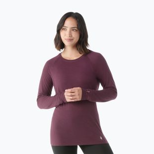 Dámské termo tričko longsleeve Smartwool Classic All-Season Merino Base Layer Crew Boxed eggplant