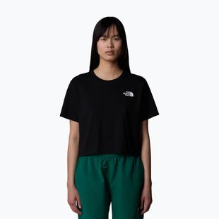 Dámské tričko The North Face dámské tričko Simple Dome Cropped Slim Tee tnf black