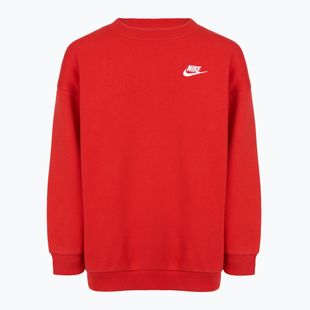 Dětská mikina Nike Sportswear Club Fleece university red/white