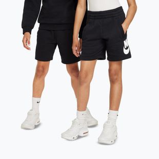 Dětské šortky Nike Sportswear Club Fleece black/white